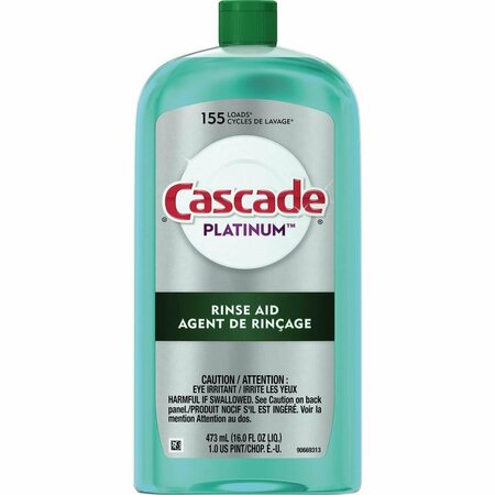 CASCADE Platinum 16 Oz. Dishwasher Rinse Aid and Drying Agent 89646